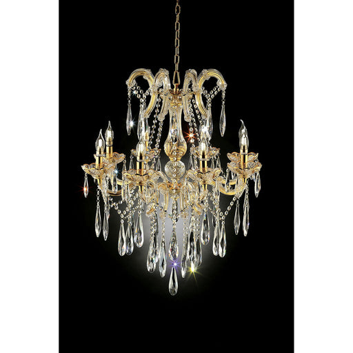 Christiana Gold 35"H Ceiling Lamp Gold, Hanging Crystal - Premium Ceiling Lamp from FOA East - Just $1246.05! Shop now at Furniture Wholesale Plus  We are the best furniture store in Nashville, Hendersonville, Goodlettsville, Madison, Antioch, Mount Juliet, Lebanon, Gallatin, Springfield, Murfreesboro, Franklin, Brentwood