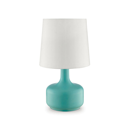 Farah Teal 17"H Matte Teal Table Lamp - Premium Table Lamp from FOA East - Just $44.85! Shop now at Furniture Wholesale Plus  We are the best furniture store in Nashville, Hendersonville, Goodlettsville, Madison, Antioch, Mount Juliet, Lebanon, Gallatin, Springfield, Murfreesboro, Franklin, Brentwood