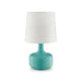 Farah Teal 17"H Matte Teal Table Lamp - Premium Table Lamp from FOA East - Just $44.85! Shop now at Furniture Wholesale Plus  We are the best furniture store in Nashville, Hendersonville, Goodlettsville, Madison, Antioch, Mount Juliet, Lebanon, Gallatin, Springfield, Murfreesboro, Franklin, Brentwood