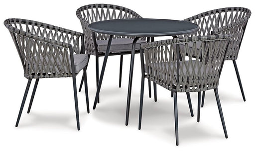 Palm Bliss Outdoor Dining Set - Premium Outdoor Dining Set from Ashley Furniture - Just $502.78! Shop now at Furniture Wholesale Plus  We are the best furniture store in Nashville, Hendersonville, Goodlettsville, Madison, Antioch, Mount Juliet, Lebanon, Gallatin, Springfield, Murfreesboro, Franklin, Brentwood