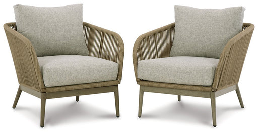 Swiss Valley Lounge Chair with Cushion (Set of 2) - Premium Outdoor Seating from Ashley Furniture - Just $696.51! Shop now at Furniture Wholesale Plus  We are the best furniture store in Nashville, Hendersonville, Goodlettsville, Madison, Antioch, Mount Juliet, Lebanon, Gallatin, Springfield, Murfreesboro, Franklin, Brentwood