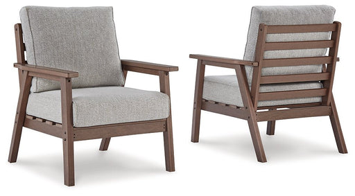 Emmeline Outdoor Lounge Chair with Cushion (Set of 2) - Premium Outdoor Seating from Ashley Furniture - Just $978.98! Shop now at Furniture Wholesale Plus  We are the best furniture store in Nashville, Hendersonville, Goodlettsville, Madison, Antioch, Mount Juliet, Lebanon, Gallatin, Springfield, Murfreesboro, Franklin, Brentwood