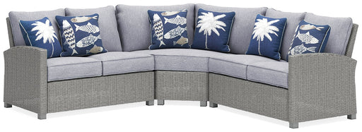 Naples Beach Outdoor Sectional - Premium Outdoor Seating from Ashley Furniture - Just $1785.42! Shop now at Furniture Wholesale Plus  We are the best furniture store in Nashville, Hendersonville, Goodlettsville, Madison, Antioch, Mount Juliet, Lebanon, Gallatin, Springfield, Murfreesboro, Franklin, Brentwood