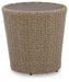 Danson Outdoor End Table - Premium Outdoor End Table from Ashley Furniture - Just $166.17! Shop now at Furniture Wholesale Plus  We are the best furniture store in Nashville, Hendersonville, Goodlettsville, Madison, Antioch, Mount Juliet, Lebanon, Gallatin, Springfield, Murfreesboro, Franklin, Brentwood