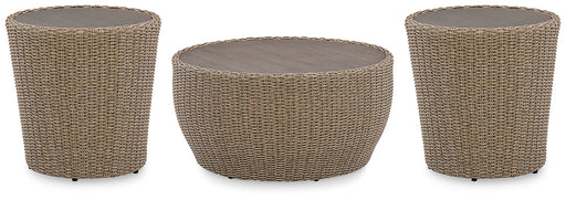 Danson Outdoor Occasional Table Set - Premium Outdoor Table Set from Ashley Furniture - Just $570.66! Shop now at Furniture Wholesale Plus  We are the best furniture store in Nashville, Hendersonville, Goodlettsville, Madison, Antioch, Mount Juliet, Lebanon, Gallatin, Springfield, Murfreesboro, Franklin, Brentwood