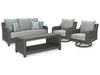 Elite Park Outdoor Sofa, Lounge Chairs and Cocktail Table - Premium Outdoor Table Set from Ashley Furniture - Just $2551.82! Shop now at Furniture Wholesale Plus  We are the best furniture store in Nashville, Hendersonville, Goodlettsville, Madison, Antioch, Mount Juliet, Lebanon, Gallatin, Springfield, Murfreesboro, Franklin, Brentwood