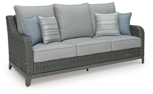 Elite Park Outdoor Sofa with Cushion - Premium Outdoor Seating from Ashley Furniture - Just $1106.56! Shop now at Furniture Wholesale Plus  We are the best furniture store in Nashville, Hendersonville, Goodlettsville, Madison, Antioch, Mount Juliet, Lebanon, Gallatin, Springfield, Murfreesboro, Franklin, Brentwood