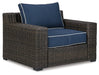 Grasson Lane Lounge Chair with Cushion - Premium Outdoor Seating from Ashley Furniture - Just $515.97! Shop now at Furniture Wholesale Plus  We are the best furniture store in Nashville, Hendersonville, Goodlettsville, Madison, Antioch, Mount Juliet, Lebanon, Gallatin, Springfield, Murfreesboro, Franklin, Brentwood