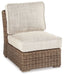 Beachcroft Armless Chair with Cushion - Premium Outdoor Seating from Ashley Furniture - Just $436.53! Shop now at Furniture Wholesale Plus  We are the best furniture store in Nashville, Hendersonville, Goodlettsville, Madison, Antioch, Mount Juliet, Lebanon, Gallatin, Springfield, Murfreesboro, Franklin, Brentwood