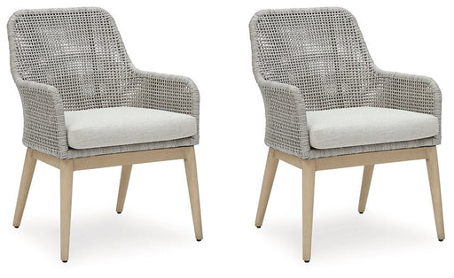 Seton Creek Outdoor Dining Arm Chair (Set of 2) - Premium Outdoor Dining Chair from Ashley Furniture - Just $543! Shop now at Furniture Wholesale Plus  We are the best furniture store in Nashville, Hendersonville, Goodlettsville, Madison, Antioch, Mount Juliet, Lebanon, Gallatin, Springfield, Murfreesboro, Franklin, Brentwood
