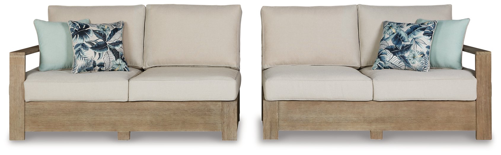 Silo Point Right-Arm Facing/Left-Arm Facing Outdoor Loveseat with Cushion (Set of 2) - Premium Outdoor Seating from Ashley Furniture - Just $1445.99! Shop now at Furniture Wholesale Plus  We are the best furniture store in Nashville, Hendersonville, Goodlettsville, Madison, Antioch, Mount Juliet, Lebanon, Gallatin, Springfield, Murfreesboro, Franklin, Brentwood