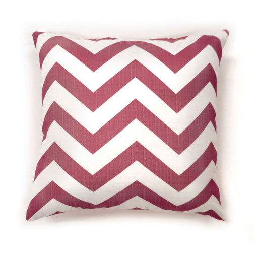 Zoe Red Chevron 18" X 18" Pillow, Red Chevron (2/CTN) - Premium Pillow from FOA East - Just $44.85! Shop now at Furniture Wholesale Plus  We are the best furniture store in Nashville, Hendersonville, Goodlettsville, Madison, Antioch, Mount Juliet, Lebanon, Gallatin, Springfield, Murfreesboro, Franklin, Brentwood