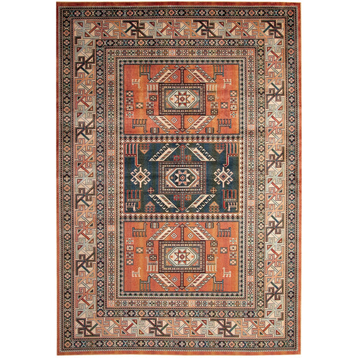 Mortsel Orange/Multi 5'3" X 7'6" Area Rug - Premium Rug from FOA East - Just $212.55! Shop now at Furniture Wholesale Plus  We are the best furniture store in Nashville, Hendersonville, Goodlettsville, Madison, Antioch, Mount Juliet, Lebanon, Gallatin, Springfield, Murfreesboro, Franklin, Brentwood