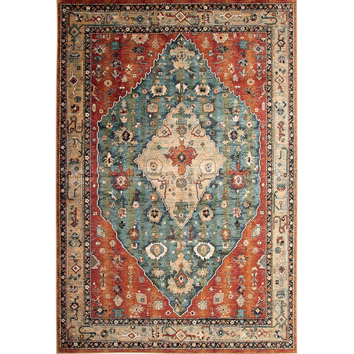 Mortsel Red/Multi 5'3" X 7'6" Area Rug - Premium Rug from FOA East - Just $212.55! Shop now at Furniture Wholesale Plus  We are the best furniture store in Nashville, Hendersonville, Goodlettsville, Madison, Antioch, Mount Juliet, Lebanon, Gallatin, Springfield, Murfreesboro, Franklin, Brentwood