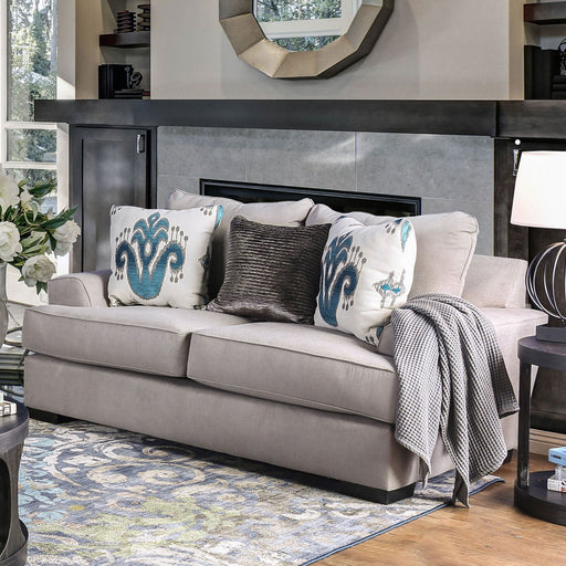 Renesmee Gray/Silver/Blue Love Seat - Premium Loveseat from FOA East - Just $1312.35! Shop now at Furniture Wholesale Plus  We are the best furniture store in Nashville, Hendersonville, Goodlettsville, Madison, Antioch, Mount Juliet, Lebanon, Gallatin, Springfield, Murfreesboro, Franklin, Brentwood