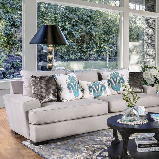 Renesmee Gray/Silver/Blue Sofa - Premium Sofa from FOA East - Just $1386.45! Shop now at Furniture Wholesale Plus  We are the best furniture store in Nashville, Hendersonville, Goodlettsville, Madison, Antioch, Mount Juliet, Lebanon, Gallatin, Springfield, Murfreesboro, Franklin, Brentwood