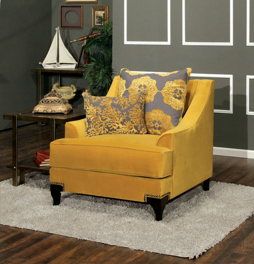 Wolver Gold/Gray Chair, Gold - Premium Chair from FOA East - Just $1290.90! Shop now at Furniture Wholesale Plus  We are the best furniture store in Nashville, Hendersonville, Goodlettsville, Madison, Antioch, Mount Juliet, Lebanon, Gallatin, Springfield, Murfreesboro, Franklin, Brentwood