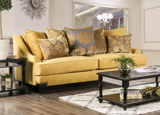 Viscontti Gold/Gray Sofa, Gold - Premium Sofa from FOA East - Just $1967.55! Shop now at Furniture Wholesale Plus (Nashville,TN)  We are the best furniture store in Nashville, Hendersonville, Goodlettsville, Madison, Antioch, Mount Juliet, Lebanon, Gallatin, Springfield, Murfreesboro, Franklin, Brentwood