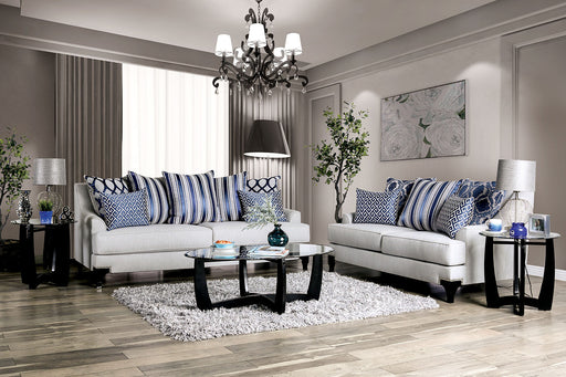 Sisseton Light Gray Sofa + Love Seat - Premium Living Room Set from FOA East - Just $3589.95! Shop now at Furniture Wholesale Plus  We are the best furniture store in Nashville, Hendersonville, Goodlettsville, Madison, Antioch, Mount Juliet, Lebanon, Gallatin, Springfield, Murfreesboro, Franklin, Brentwood