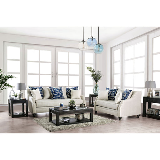 Nefyn Ivory Sofa + Love Seat - Premium Living Room Set from FOA East - Just $3496.35! Shop now at Furniture Wholesale Plus  We are the best furniture store in Nashville, Hendersonville, Goodlettsville, Madison, Antioch, Mount Juliet, Lebanon, Gallatin, Springfield, Murfreesboro, Franklin, Brentwood