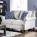 Giovanni Beige/Blue Love Seat - Premium Loveseat from FOA East - Just $1686.75! Shop now at Furniture Wholesale Plus  We are the best furniture store in Nashville, Hendersonville, Goodlettsville, Madison, Antioch, Mount Juliet, Lebanon, Gallatin, Springfield, Murfreesboro, Franklin, Brentwood
