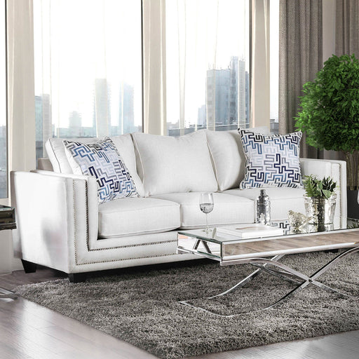 Ilse Off-White/Blue Sofa - Premium Sofa from FOA East - Just $1967.55! Shop now at Furniture Wholesale Plus  We are the best furniture store in Nashville, Hendersonville, Goodlettsville, Madison, Antioch, Mount Juliet, Lebanon, Gallatin, Springfield, Murfreesboro, Franklin, Brentwood