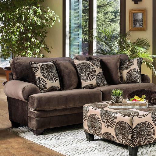 Bonaventura Brown Sofa - Premium Sofa from FOA East - Just $1207.05! Shop now at Furniture Wholesale Plus  We are the best furniture store in Nashville, Hendersonville, Goodlettsville, Madison, Antioch, Mount Juliet, Lebanon, Gallatin, Springfield, Murfreesboro, Franklin, Brentwood