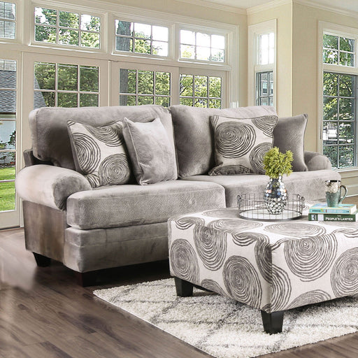 Bonaventura Gray/Pattern Sofa - Premium Sofa from FOA East - Just $1207.05! Shop now at Furniture Wholesale Plus  We are the best furniture store in Nashville, Hendersonville, Goodlettsville, Madison, Antioch, Mount Juliet, Lebanon, Gallatin, Springfield, Murfreesboro, Franklin, Brentwood