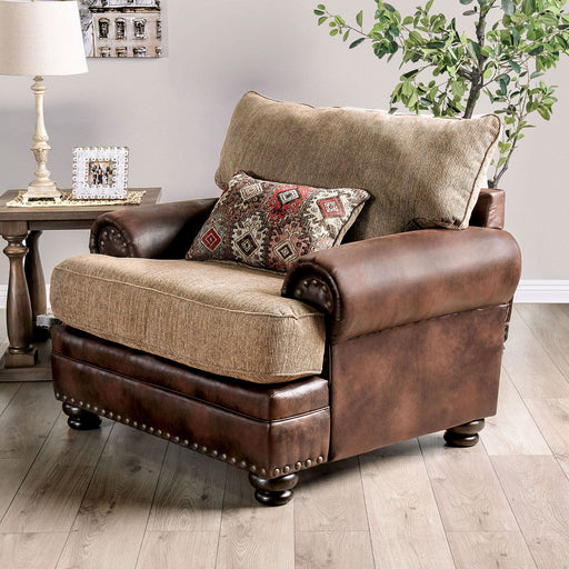 Fletcher Brown/Tan Chair - Premium Chair from FOA East - Just $973.05! Shop now at Furniture Wholesale Plus  We are the best furniture store in Nashville, Hendersonville, Goodlettsville, Madison, Antioch, Mount Juliet, Lebanon, Gallatin, Springfield, Murfreesboro, Franklin, Brentwood