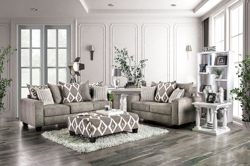 Basie Gray Sofa + Love Seat - Premium Living Room Set from FOA East - Just $2199.60! Shop now at Furniture Wholesale Plus  We are the best furniture store in Nashville, Hendersonville, Goodlettsville, Madison, Antioch, Mount Juliet, Lebanon, Gallatin, Springfield, Murfreesboro, Franklin, Brentwood