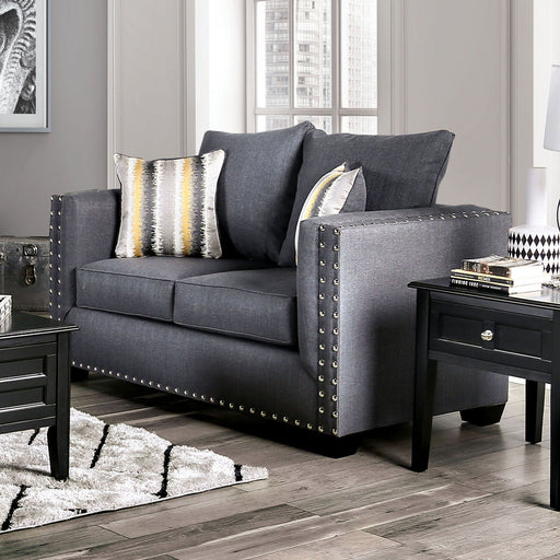 Inkom Slate Love Seat - Premium Loveseat from FOA East - Just $1478.10! Shop now at Furniture Wholesale Plus  We are the best furniture store in Nashville, Hendersonville, Goodlettsville, Madison, Antioch, Mount Juliet, Lebanon, Gallatin, Springfield, Murfreesboro, Franklin, Brentwood