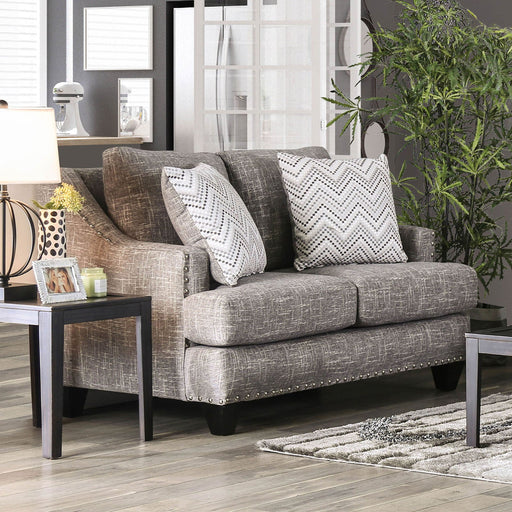 Erika Gray Love Seat - Premium Loveseat from FOA East - Just $1571.70! Shop now at Furniture Wholesale Plus  We are the best furniture store in Nashville, Hendersonville, Goodlettsville, Madison, Antioch, Mount Juliet, Lebanon, Gallatin, Springfield, Murfreesboro, Franklin, Brentwood