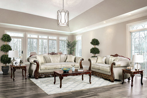 Newdale Ivory Sofa + Love Seat - Premium Living Room Set from FOA East - Just $3424.20! Shop now at Furniture Wholesale Plus  We are the best furniture store in Nashville, Hendersonville, Goodlettsville, Madison, Antioch, Mount Juliet, Lebanon, Gallatin, Springfield, Murfreesboro, Franklin, Brentwood