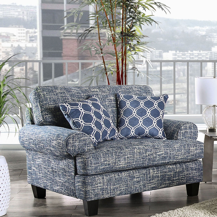 Pierpont Blue Chair - Premium Chair from FOA East - Just $1460.55! Shop now at Furniture Wholesale Plus  We are the best furniture store in Nashville, Hendersonville, Goodlettsville, Madison, Antioch, Mount Juliet, Lebanon, Gallatin, Springfield, Murfreesboro, Franklin, Brentwood