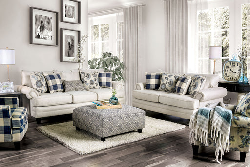 Nash Ivory Sofa + Love Seat - Premium Living Room Set from FOA East - Just $2433.60! Shop now at Furniture Wholesale Plus  We are the best furniture store in Nashville, Hendersonville, Goodlettsville, Madison, Antioch, Mount Juliet, Lebanon, Gallatin, Springfield, Murfreesboro, Franklin, Brentwood