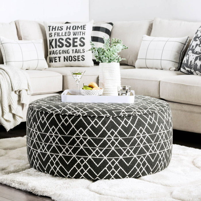 Patricia Black/Pattern Ottoman - Premium Ottoman from FOA East - Just $583.05! Shop now at Furniture Wholesale Plus  We are the best furniture store in Nashville, Hendersonville, Goodlettsville, Madison, Antioch, Mount Juliet, Lebanon, Gallatin, Springfield, Murfreesboro, Franklin, Brentwood