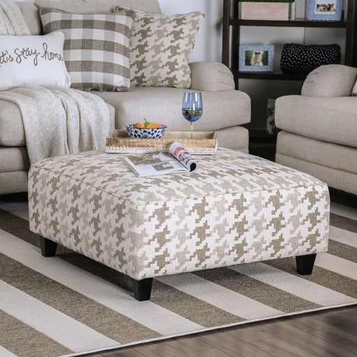 Christine Light Gray/Pattern Ottoman - Premium Ottoman from FOA East - Just $544.05! Shop now at Furniture Wholesale Plus  We are the best furniture store in Nashville, Hendersonville, Goodlettsville, Madison, Antioch, Mount Juliet, Lebanon, Gallatin, Springfield, Murfreesboro, Franklin, Brentwood