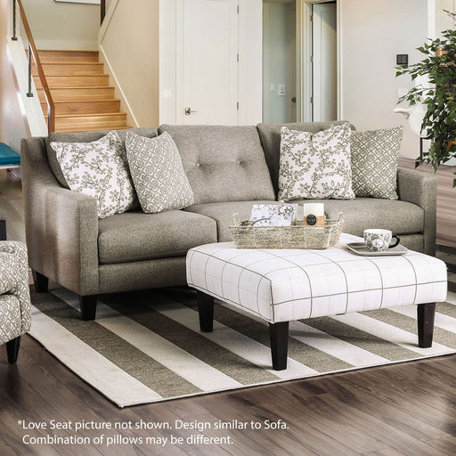Dorset Light Gray Love Seat - Premium Loveseat from FOA East - Just $1187.55! Shop now at Furniture Wholesale Plus  We are the best furniture store in Nashville, Hendersonville, Goodlettsville, Madison, Antioch, Mount Juliet, Lebanon, Gallatin, Springfield, Murfreesboro, Franklin, Brentwood