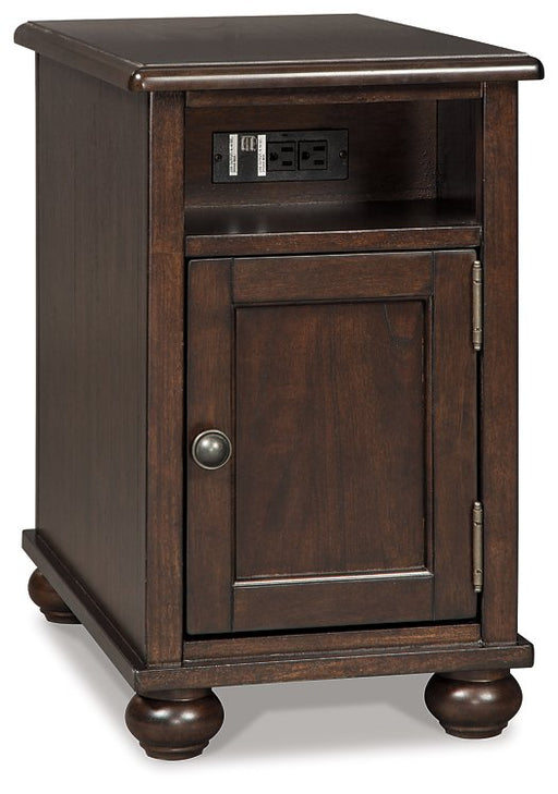 Barilanni Chairside End Table with USB Ports & Outlets - Premium End Table from Ashley Furniture - Just $201.47! Shop now at Furniture Wholesale Plus  We are the best furniture store in Nashville, Hendersonville, Goodlettsville, Madison, Antioch, Mount Juliet, Lebanon, Gallatin, Springfield, Murfreesboro, Franklin, Brentwood