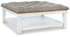 Kanwyn Upholstered Ottoman Coffee Table - Premium Cocktail Table from Ashley Furniture - Just $395.67! Shop now at Furniture Wholesale Plus  We are the best furniture store in Nashville, Hendersonville, Goodlettsville, Madison, Antioch, Mount Juliet, Lebanon, Gallatin, Springfield, Murfreesboro, Franklin, Brentwood