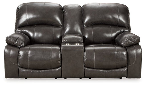 Hallstrung Power Reclining Loveseat with Console - Premium Loveseat from Ashley Furniture - Just $1460.93! Shop now at Furniture Wholesale Plus  We are the best furniture store in Nashville, Hendersonville, Goodlettsville, Madison, Antioch, Mount Juliet, Lebanon, Gallatin, Springfield, Murfreesboro, Franklin, Brentwood