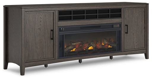 Montillan 84" TV Stand with Electric Fireplace - Premium TV Stand from Ashley Furniture - Just $1126.22! Shop now at Furniture Wholesale Plus  We are the best furniture store in Nashville, Hendersonville, Goodlettsville, Madison, Antioch, Mount Juliet, Lebanon, Gallatin, Springfield, Murfreesboro, Franklin, Brentwood