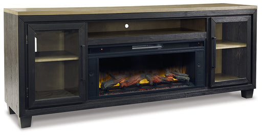 Foyland 83" TV Stand with Electric Fireplace - Premium TV Stand from Ashley Furniture - Just $1246.88! Shop now at Furniture Wholesale Plus  We are the best furniture store in Nashville, Hendersonville, Goodlettsville, Madison, Antioch, Mount Juliet, Lebanon, Gallatin, Springfield, Murfreesboro, Franklin, Brentwood