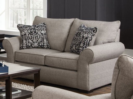 Jackson Furniture Maddox Loveseat in Fossil/Phantom 415202 - Premium Loveseat from Jackson - Just $768.44! Shop now at Furniture Wholesale Plus  We are the best furniture store in Nashville, Hendersonville, Goodlettsville, Madison, Antioch, Mount Juliet, Lebanon, Gallatin, Springfield, Murfreesboro, Franklin, Brentwood